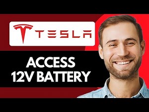 How To Access Tesla 12V Battery (Super Easy)