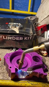 How to install case bearing on a motorized bike engine. | Tommy Griffin