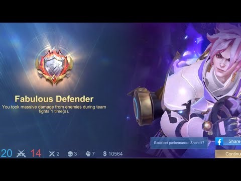 Mobile Legends : Fabulous Defender Notification after match , 20 vs. 14 , Julian , 01-Nov2025