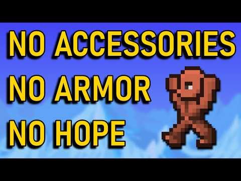 Beating Calamity Naked | Pre-Hardmode