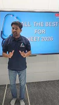 All The Best To All NEET 2026 Aspirants #neetexam #neet #neet2026