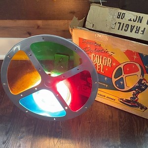2.8K views · 99 reactions | SOLD ❤️ SPARTUS ROTATING COLOR WHEEL! “Mount on Ceiling, Mount on Wall, Use as Floor Light!” This awesome mid-century color wheel is in great shape, and ready for your vintage Christmas Tree! Original box has wear, but still very cool. FREE LAYAWAY $139 | Part-Time Pickers | Facebook