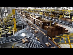 So sieht das Innere von Amazons intelligenten Lagerhäusern aus