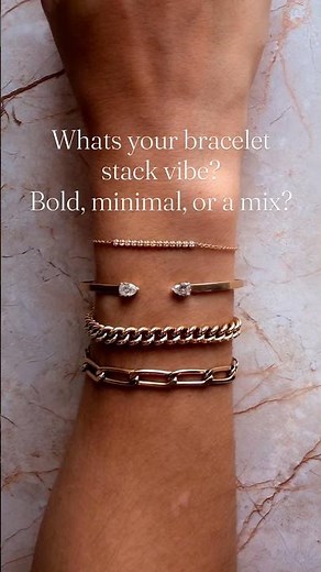 How to Style the Perfect Everyday Bracelet Stack | Gold & Diamond Jewelry Layering Ideas