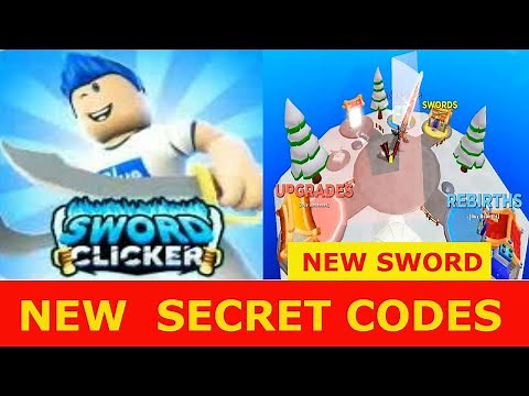 * NEW SECRET CODES * NEW SWORD! [NEW UPGRADES] Sword Clicker ROBLOX