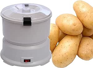 Electric Potato Peeler 85W Commercial Potato Peelers, Stainless Steel Automatic Potato Peeler Machine for Kitchen