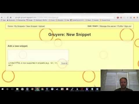 Google Gruyere - XSS Exploit Example