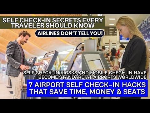 7 Airport Self Check-In Hacks That Save Time, Money & Seats