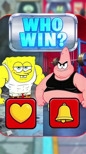 Weak SpongeBob VS Strong Patrick #shorts #spongebob #amazingfacts #patrick #facts