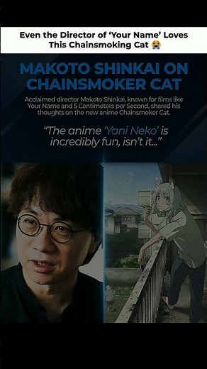 Makoto Shinkai’s New Favorite Anime is UNHINGED 💀 #anime #shorts #fyp #viral