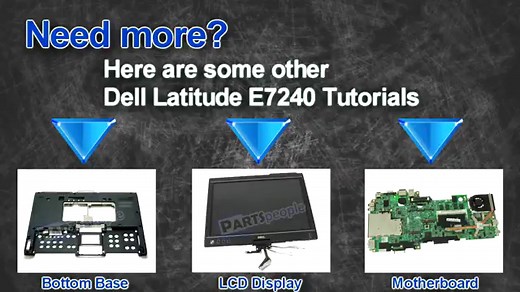 Dell Latitude E7240 mSata Solid State Drive (SSD) Removal and Installation