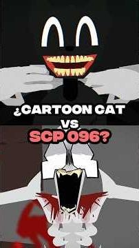 CARTOON CAT SE ENFRENTO A SCP 096? ANIMACION #shorts #trevorhenderson #scp