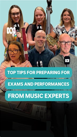 Share your tips below! Here are a few from our experts Music Class presenters @genevievelangontheradio and Ed Le Brocq, @emilygrangerharpist and @phoeberussell_bass from @qsorchestra, @schillerjack and Rachel Shaw from @melbournesymphonyorchestra, for getting ready for your performance or exam. | ABC Classic