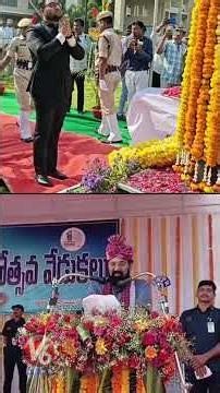 Minister Uttam Kumar Hoists Flag On Occasion Of Telangana Formation Day Celebration | V6 News