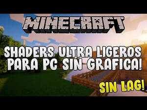 TOP 5 BEST LAG-FREE SHADERS FOR MINECRAFT - FOR LOW-END PCs OR LAPTOPS!