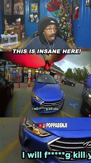 Police Encounter Escalates Rapidly!! #SHORTS #poppabenji