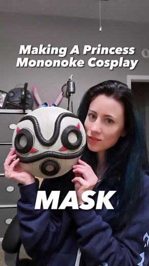 DIY Princess Mononoke Mask Cosplay Tutorial Using EVA Foam