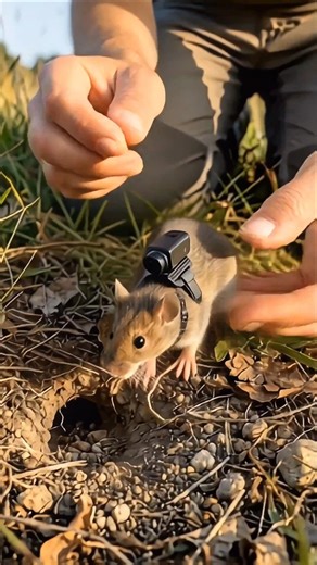 Tiny mouse POV Inside a Secret Underground World Real Micro Camera Footage #Shorts