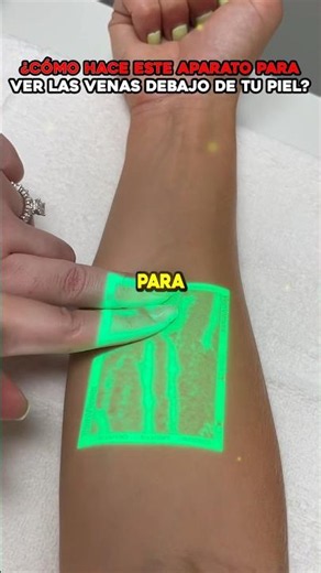 How does this device see the veins under your skin? 💉 #science #curiosities #viral