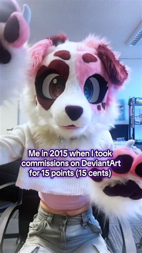 Ruby 🐾 | I do miss the old DeviantArt days tho 🥲 #furry #deviantart #2016 #fursuit #furryart | Instagram