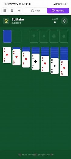 Build a Solitaire Game in 60 Seconds with AI - Projly App Demo