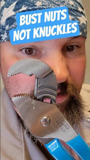 Bust Your Nuts, Not Your Knuckles with CHANNELLOCK Nutbuster Pliers ‪@CHANNELLOCKBLUE‬ #Nutbuster