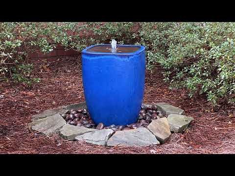 How to drain and clean a garden fountain and add a water heater so you can enjoy it year round.