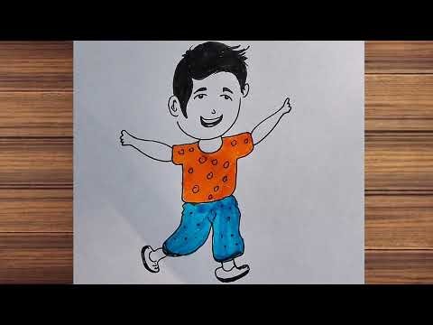 Easy Cute Boy Drawing | Step by Step for Beginners