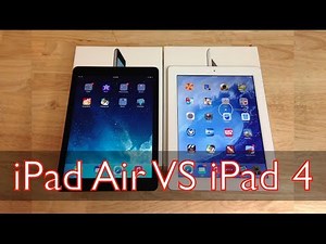Comparativa iPad Air VS iPad 4