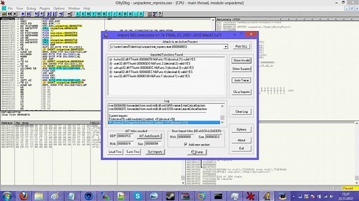 MPRESS v2.19 Manual Unpacking (MUP)(PE32)