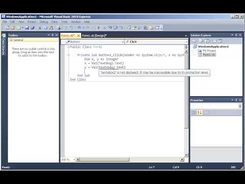 Tutorial 10: Text Changed event in Visual Basic