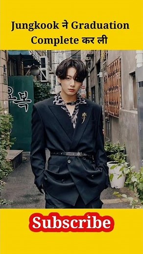 Jungkook Graduation Complete and Receiving The "President's Award" #shorts #youtubeshorts #jungkook