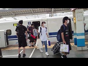 2021年8月9日のぞみ37号25分程度遅れて到着しすぐに発車！なんと遅れが30分を切るJR遅れ回復スゴ技❗