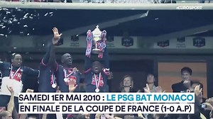 Depuis la finale de la Coupe de France 2010, le PSG et Monaco ont vécu des aventures bien différentes... | Eurosport France