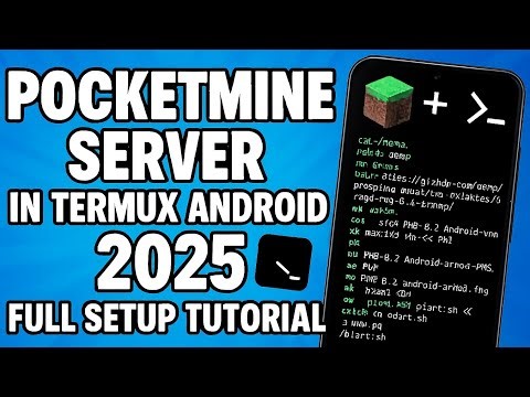 PocketMine Server on Termux Android 2025 – Full Setup Tutorial! | #PocketMine #Termux, #mcpe