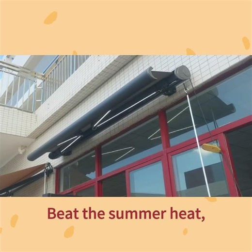 Retractable Outdoor Awning | Waterproof Sun Shade Canopy for Patio Garden