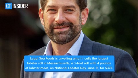 Legal Sea Foods debuts 3-foot, 4-pound lobster roll in Mass.; Conn. monster rolls reign here