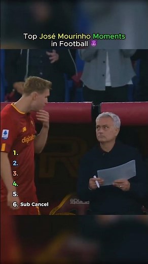 Top José Mourinho Moments in Football 😈