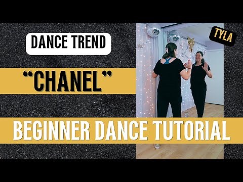 "CHANEL" Dance Trend 💛 💛 (BEGINNER DANCE TUTORIAL) 💛💛 Step-by-Step & Back-view!