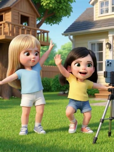 Adventures of Lola and Lulu: "Learning to Dance Together" 💃✨ #doll #disney #toys #baby #animation