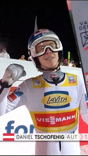 Sensational Tschofenig's 🇦🇹 jump to seal the win in Lillehammer 🚀 #fisskijumping #worldcuplillehammer | FIS Ski Jumping