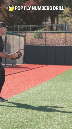 🥎 Pop Fly Numbers Drill ⚾ A simple way to engage numerous kids at once while working on pop fly basics. Great for a drill station at practice. Recommended for ages 5-8. #baseball #littleleague #homerun #travelball #summercamp #fun #baseballseason #outfield | Legends Baseball & Softball Camps