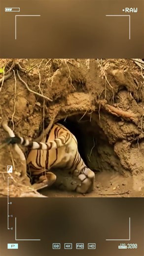 Wild Bear Defends Itself Against Tiger Attack