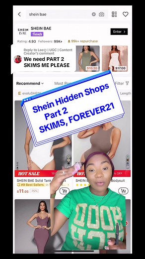 Shein Hidden Shops | Part 2 | Skims, Forever 21 | Fashion Finds