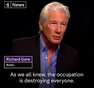 “I don't see leaders on either side who are speaking the will and the needs of their people." Actor Richard Gere says his recent trip to Israel showed him that the situation is “destroying” both Israeli and Palestinian cultures. | Channel 4 News
