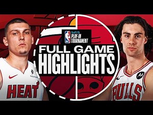 HEAT at BULLS | #SoFiPlayIn | FULL GAME HIGHLIGHTS | April 16, 2025