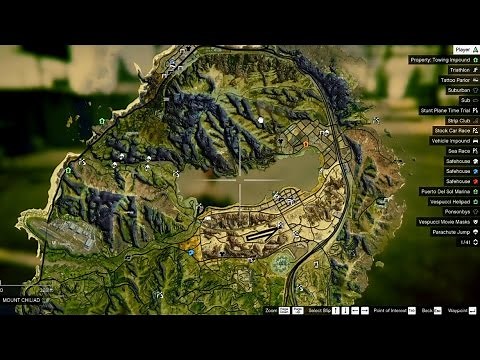 GTA 5 - Satellite View Map in 4K