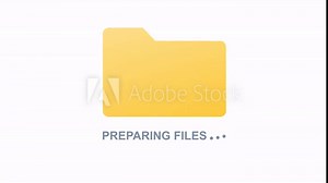 Archives File Folder Floating 2d Animated
