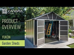 The Strongest Garden Shed Kit - Yukon Shed | Palram - Canopia