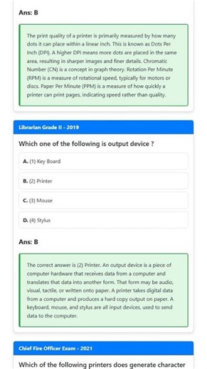 Output Devices: Types, Working Principles, and Applications